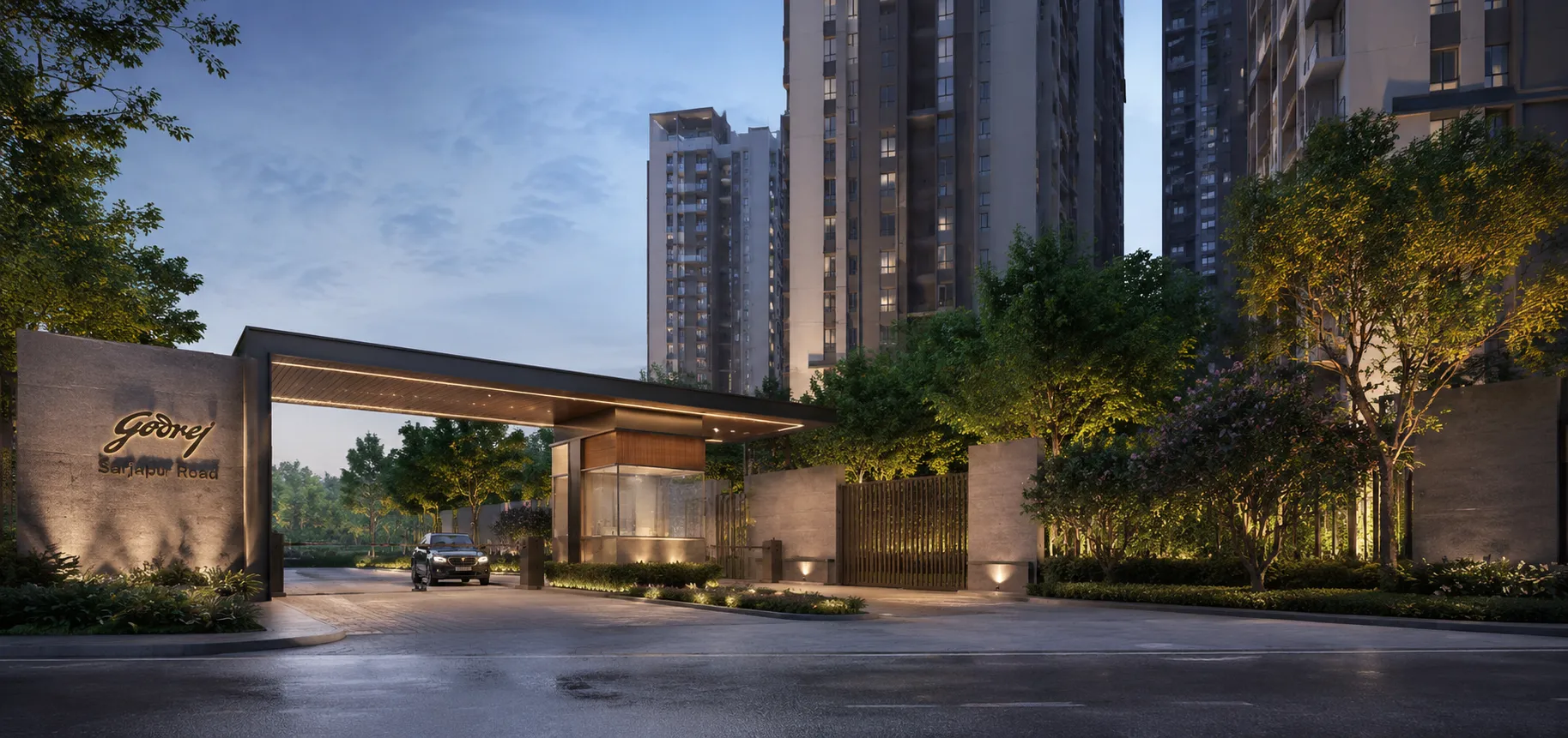Godrej Sarjapur Road Night View